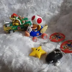 マリオカート フィギュア キーホルダー 4点