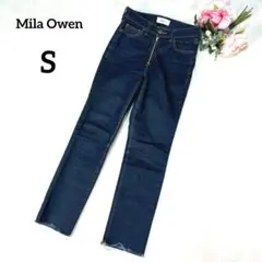 ☆ミラオーウェン　スキニーデニムー　ビンテージ風　ジーンズ　S　ネイビー　238