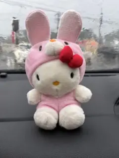 ハローキティ うさぎ 着ぐるみ ぬいぐるみ レトロ - メルカリ