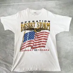 '90s USA製古着オペレーションデザートストーム ミリタリーTシャツ