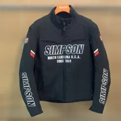 【美品】SIMPSON SJ-8136 LL 脱着インナー付 背中プロテクター付のサムネイル