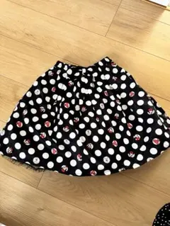 【新品未使用】littcリトシー♡ミニーちゃん♡総柄スカート パニエ　120cm