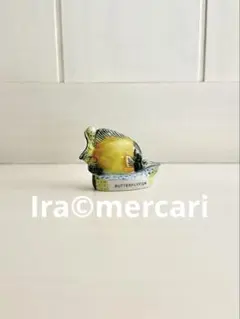 ヴィンテージ　チョウチョウオ　熱帯魚のフェーブ　フェーヴ　フランス製　ミニチュア