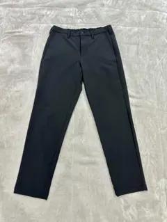 無印良品　防風裏起毛ストレッチテーパードパンツ　メンズ　M 黒
