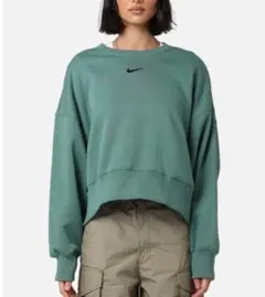 XL 新品 ナイキ スウェット トレーナー 緑 オーバーサイズ ドロップ