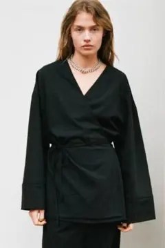 ZARAラップジャケット ブラックのサムネイル
