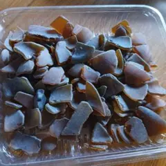 シーグラス ブラウン系④ 約 300g