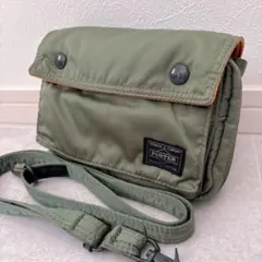 【廃盤】極美品✨PORTER タンカー セージグリーン ショルダーバッグのサムネイル