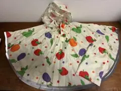 ★はらぺこあおむし ベビーレインポンチョ 収納袋付き 90