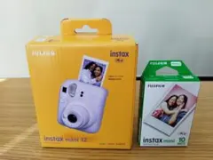 【0116C】FUJIFILM instax mini 12 本体 フイルム付き