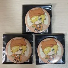 コンパスカフェ　マルコス　缶バッジ　三つ