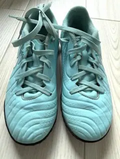NIKE 21.5cmサッカートレーニングシューズ ティエンポ　ライトブルー