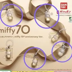 めじるしアクセサリー miffy 70th anniversary Ver.