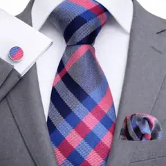 【3点セット】ネクタイペイズリーストライプ結婚式入学式卒業式ピンク青ブルー