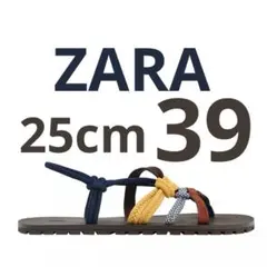 ザラ ZARA カラーストラップサンダルのサムネイル