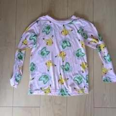 キッズ ポケモン 長袖Tシャツ ピンク 130cmのサムネイル