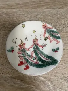 稲積佳谷　うつつ窯　伝説の怪獣　クリスマス限定　小皿のサムネイル