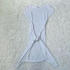 ドゥーズィエムクラス　Tシャツ　リネン混　ワンピース　アシンメトリーのサムネイル