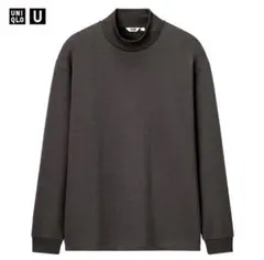 ✨新品✨　ユニクロUモックネックプルオーバー　L グレー