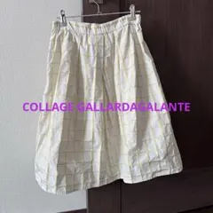 COLLAGE GALLARDAGALANTE フレアスカート チェック柄のサムネイル