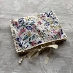 JILLSTUART（ジルスチュアート）風 水彩花柄 巾着付き トラベルポーチ