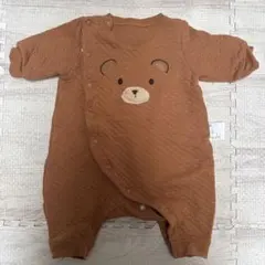 UNIQLO キルト　カバーオール　ロンパース 60cm くま