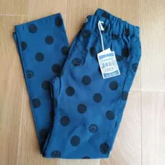F.O.KIDS　青緑　ドット　スマイル パンツ　130 新品タグ付き