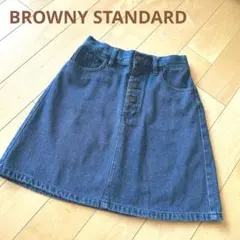 BROWNY STANDARD ブラウニースタンダード　デニムスカート　ミニスカ