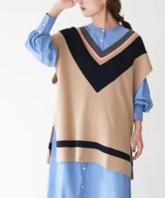 【美品】SLOBE IENA オーバーサイズニットベスト