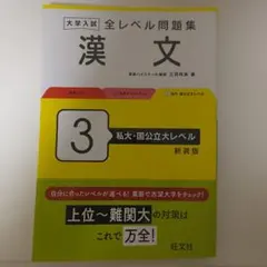 大学入試 全レベル問題集 漢文 3 私大・国公立大レベル