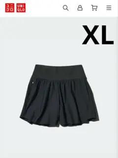 UNIQLO AIRism ブラック ショートパンツ XL