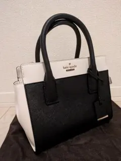 kate spade ハンドバッグ 白/黒