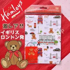 【国内未販売】イギリスラッピングペーパー2枚＆ラッピングタグ2個　未開封・美品