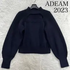 23年　ADEAM アディアム　デコルテあき　胸あきニットトップ　43320のサムネイル
