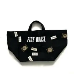 ピンクハウスPINK HOUSE 大容量ビッグサイズトートバッグ鞄キャンバス