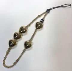 CASETiFY スマホストラップ（Heart of Gold）