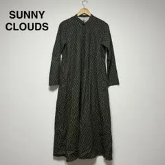 SUNNY CLOUDS 花柄長袖シャツワンピース　フェリシモ　綿100%