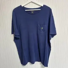 E2354 ポロ ラルフローレン ポケット付きTシャツ ネイビー