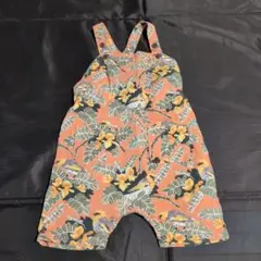 パタゴニア　花柄　ロンパース　オーバーオールのサムネイル