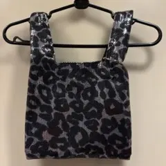 【CIAOPANIC TYPY】カラビナ付きアソート柄プリントスパンコールBAG