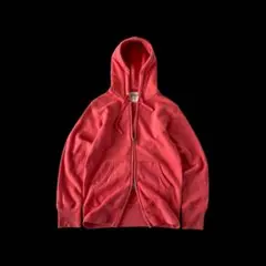 olduniqloオールドユニクロダブルジップパーカー無地短丈y2k00sピンク