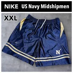 【希少】 NIKE ナイキ US NAVY 米海軍兵学校 バスパン ゲームパンツ
