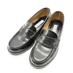 未使用級　HARUTA ローファー 黒 24cm 学生 通学　ハルタ　入学　進学