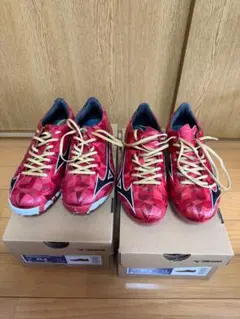 ミズノアルファ 2 ルビーレッド 23cm スパイク＆トレシュー