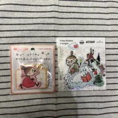 MOOMIN ムーミン フレークシール 2種セット