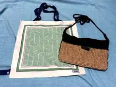 Resmin Crochet ショルダーバッグ&LAMI+スカーフエコバッグのサムネイル