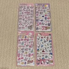 海外正規品　ぷくぷくシール　立体シール　サンリオ　ハローキティ　マイメロディー