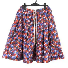 PLAN C プランシー 22AW フラワーパターンキルティング中綿スカートのサムネイル