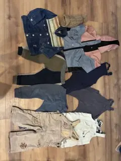 男の子 90サイズ まとめ売り アウター・ボトムス・つなぎなど11点