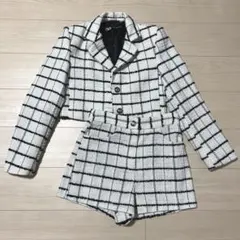 ZARA♡ ツイードジャケットショートパンツセットアップ